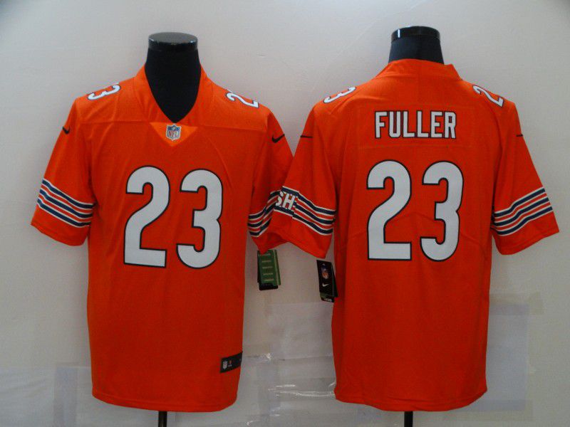 Men Chicago Bears 23 Fuller Orange Nike Vapor Untouchable Limited 2020 NFL Nike Jerseys